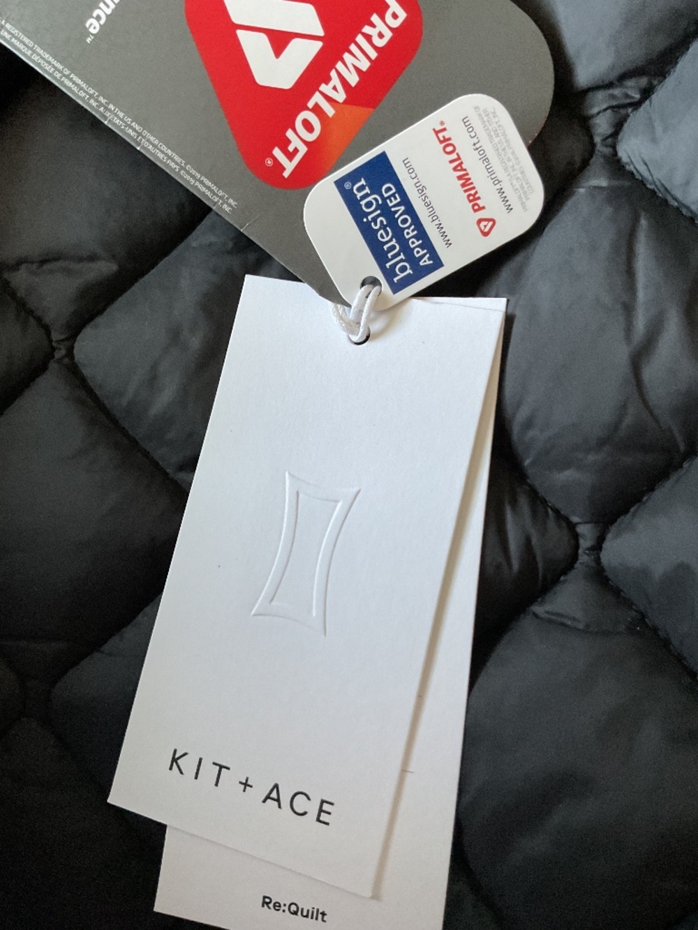 💐NWT💐 Kit and Ace Oslo Recycled Black Quilted Coat - size XL - Picture 15 of 16